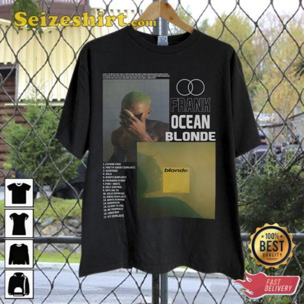 Vintage Bootleg Inspired Frank Ocean Blonde Shirt Album List