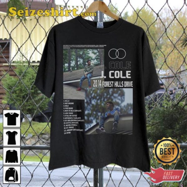 Vintage Bootleg Inspired J. Cole 2014 Forest Hills Drive Shirt