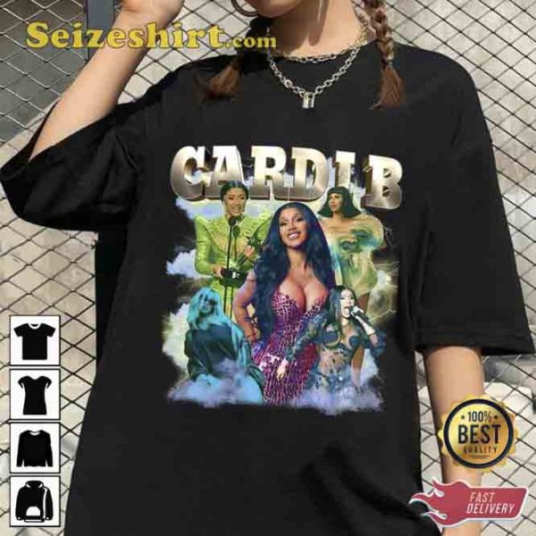 Vintage Cardi B 90s Graphic Shirt