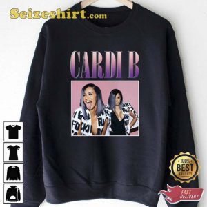 Vintage Cardi B Trending Music Unisex Sweatshirt