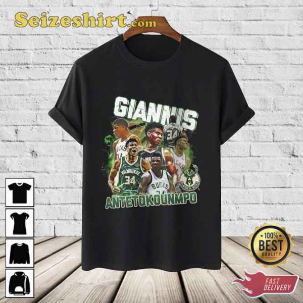 Vintage Giannis Antetokounmpo Unisex Shirts