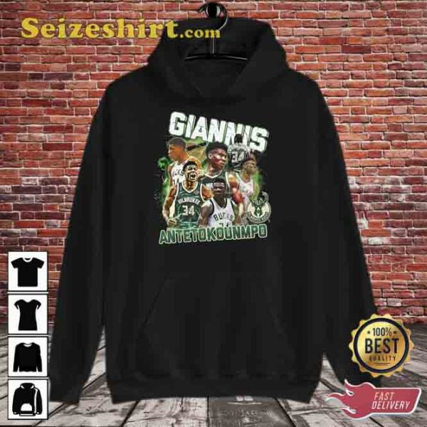 Vintage Giannis Antetokounmpo Unisex Shirts