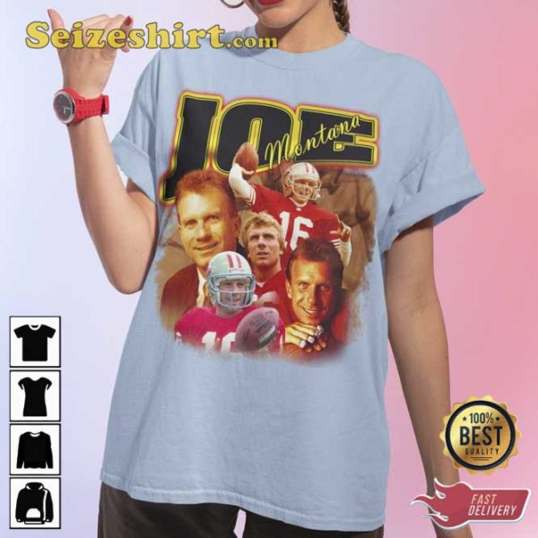 Vintage Joe Montana Tshirt Gift For Fan