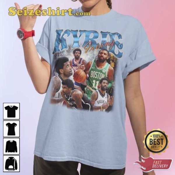 Vintage Kyrie Irving T-Shirt Gift For Him and Her