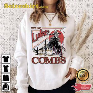 Vintage Luke Combs 1990 Merch Luke Combs Tour 2023 Unisex Sweatshirt