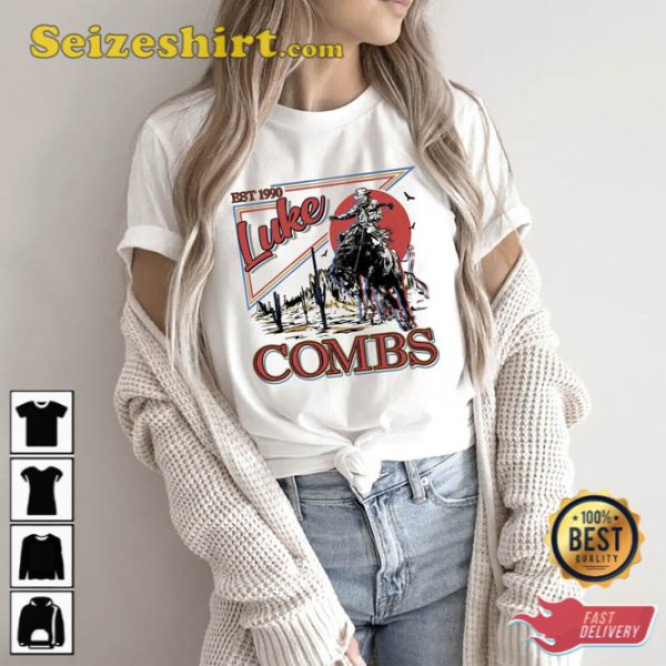 Vintage Luke Combs 1990 Merch Luke Combs Tour 2023 Unisex Sweatshirt