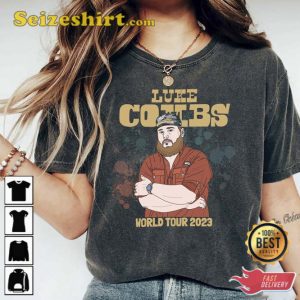 Vintage Luke Combs World Tour T-Shirt Luke Combs Tour 2023 Merch