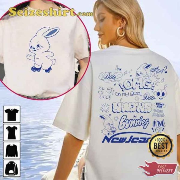 Vintage Newjeans Bunny T-shirt