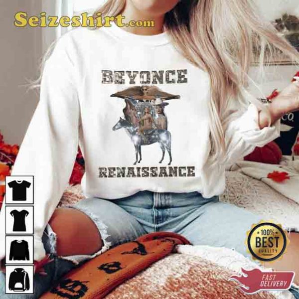 Vintage Renaissance Beyonce Tour Tee Shirt