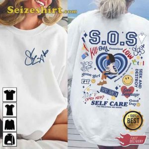 Vintage SZA SOS Full Tracklist Shirt