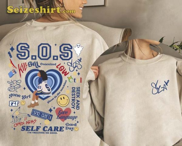 Vintage SZA SOS Full Tracklist Shirt