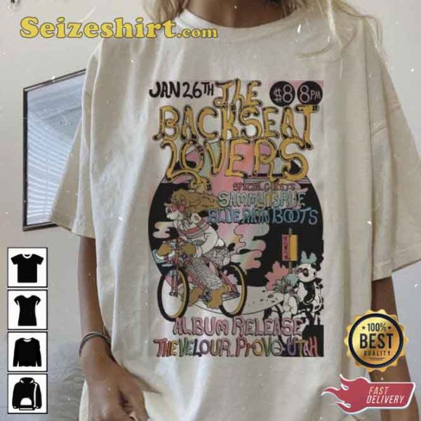 Vintage The Backseat Lovers 2022 Tour Unisex TShirts