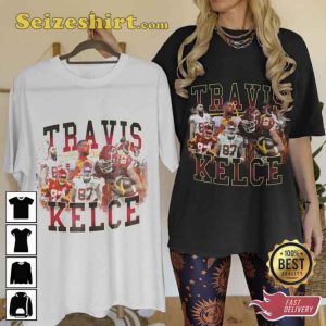 Vintage Travis Kelce 90s Football Unisex T-Shirt