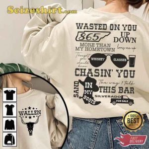 Vintage Wallen Western Wasted On You Sweatshirt