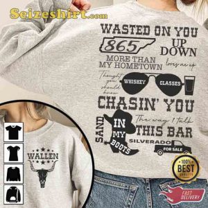 Vintage Wallen Western Wasted On You Sweatshirt
