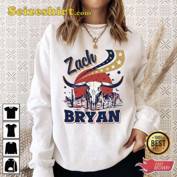 Vintage Zach Bryan Sweatshirt American Heartbreak Merch