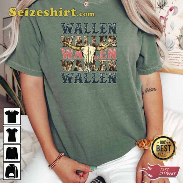 Wallen Country Concert Western T-shirt