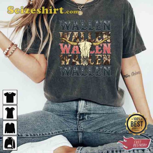 Wallen Country Concert Western T-shirt