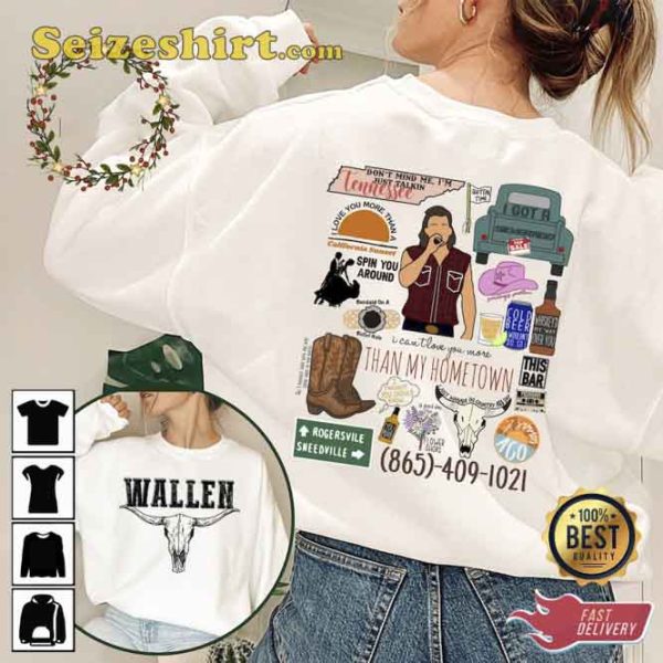 Wallen Cowboy Girl Music Hoodie