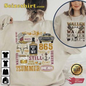 Wallen Western Bullhead 2 Side Sweatshirt