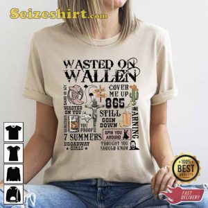 Wasted On Wallen Still Goin Down Country Tour 2023 Shirt