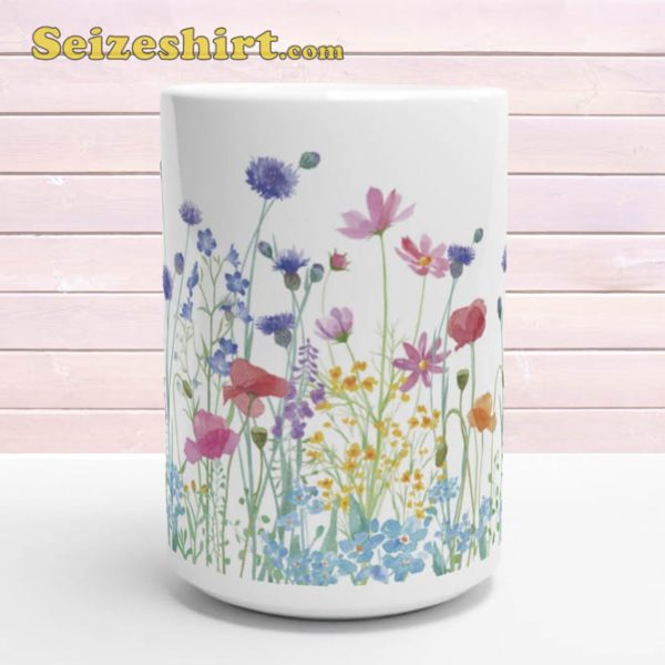 Wildflower Floral Coffee Mug