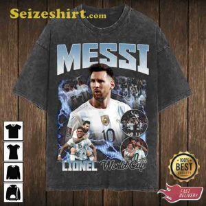 World Cup Lionel Messi Vintage Shirt