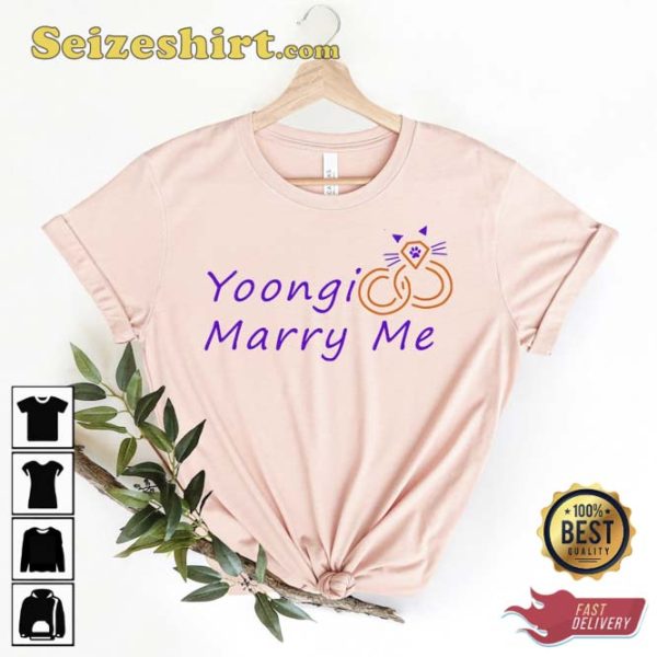 Yoongi Marry Me Concert Shirt