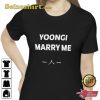 Yoongi Marry Me Emoji Cotton T-Shirt