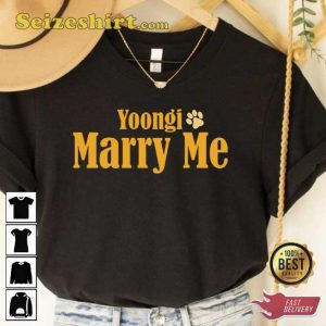 Yoongi Marry Me Unisex Shirt