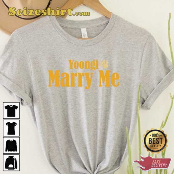 Yoongi Marry Me Unisex T-Shirt