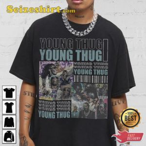 Young Thug Hip Hop 90s Vintage Streetwear Gifts Shirt
