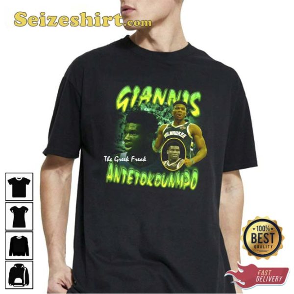 Youth Unisex Giannis Antetokounmpo Heavy Cotton T-Shirt