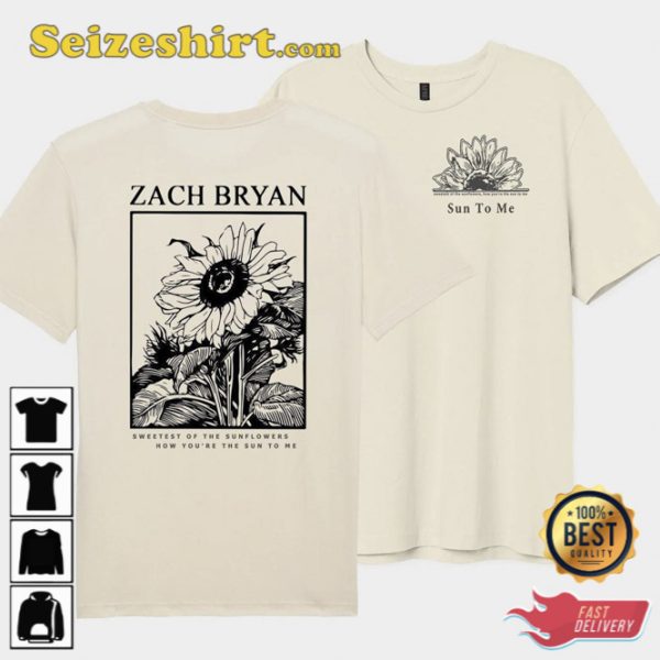 Zach Bryan Sun To Me American Heartbreak Tour 2023 Shirt