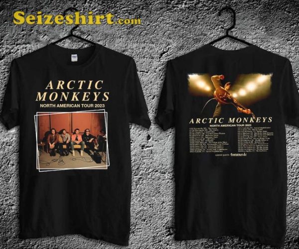 2023 Arctic Monkeys North American Tour Music Band Music Concert T-Shirt