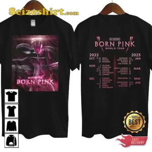 2023 Born Pink World Tour Blackpink Jisoo Jennie Lisa Rosé BLINKs Shirt