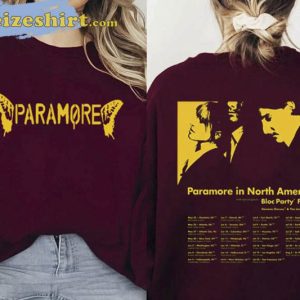 2023 Music World Tour Paramore 2 Side Shirt
