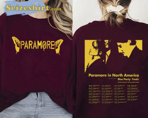 2023 Music World Tour Paramore 2 Side Shirt