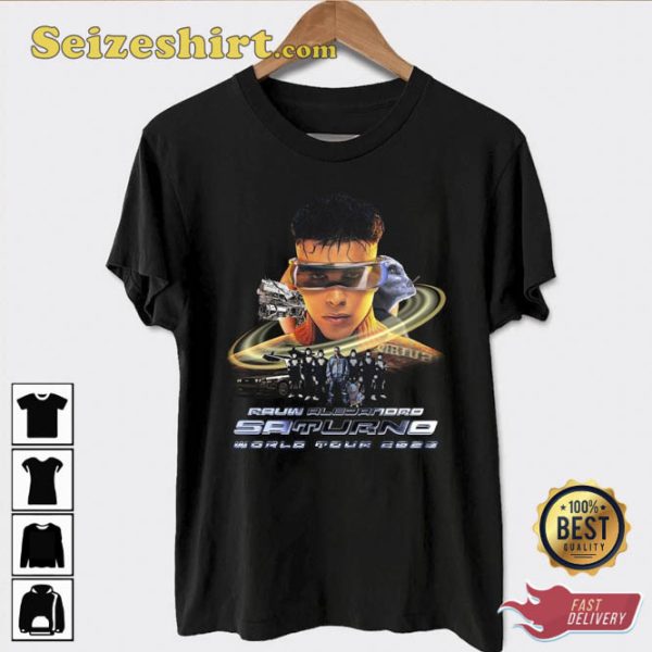 2023 Rauw Alejandro Saturno World Tour T-Shirt