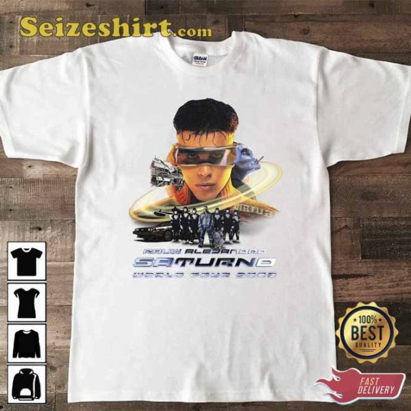 2023 Rauw Alejandro Saturno World Tour T-Shirt