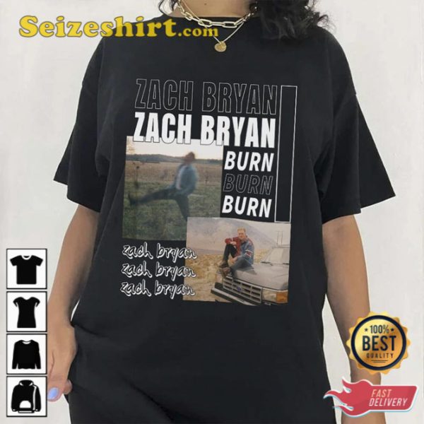 2023 Zach Bryan North American Tour Music Shirt