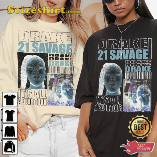 21 Savage Vintage Sweatshirt Drake Graphic Tee