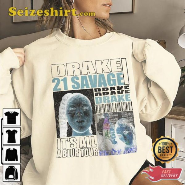 21 Savage Vintage Sweatshirt Drake Graphic Tee