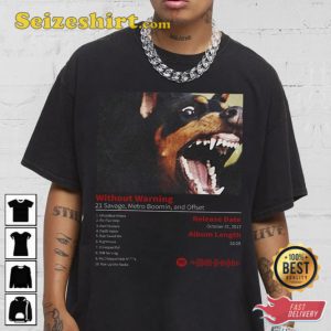21 Savage Without Warning Album Shirt