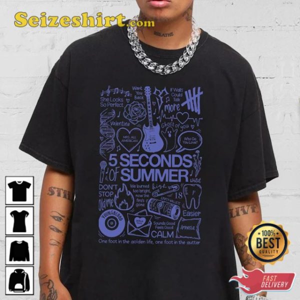 5 Seconds Of Summer Music Tour fan Gift Sweatshirt
