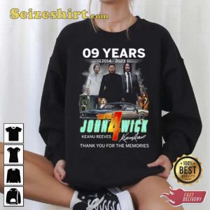 9 Years Annivesary John Wick 4 Unisex Shirt