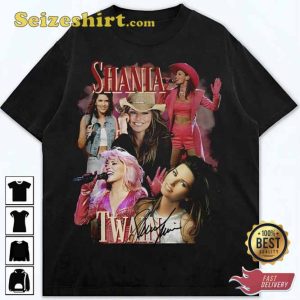 90’s Country Shania Twain Queen Of Me Tour 2023 T-Shirt