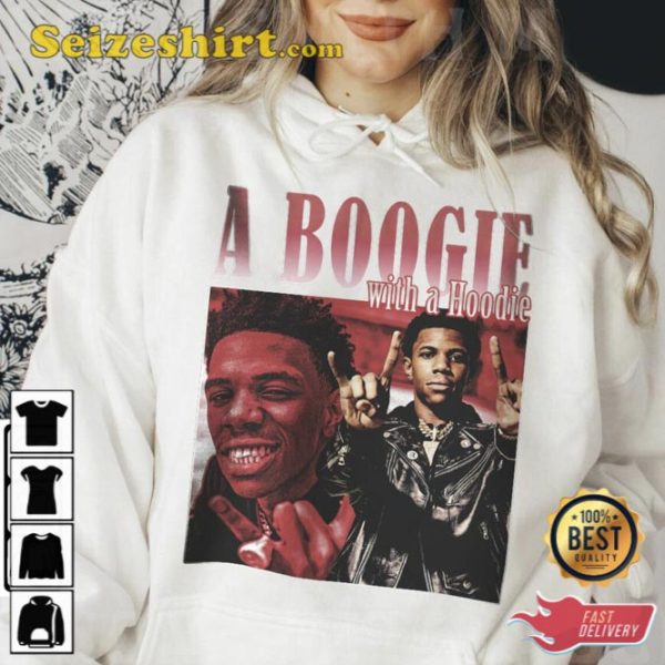 Boogie With A Hoodie Rap Shirt Gift For Fan