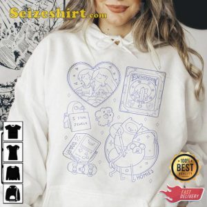 Adventure Time Doodle Art Lyric Album Song Music T-Shirt