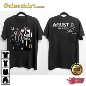 AgustD Suga On Tour 2023 Tee Shirt